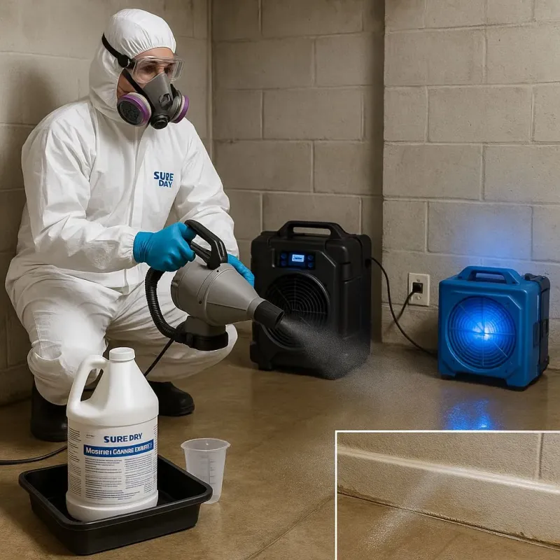 Sanitization and Odor Removal process in Cedar Hill, MO