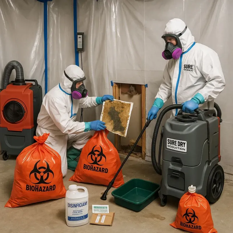 Contaminated Water Handling Protocols process in Cedar Hill, MO