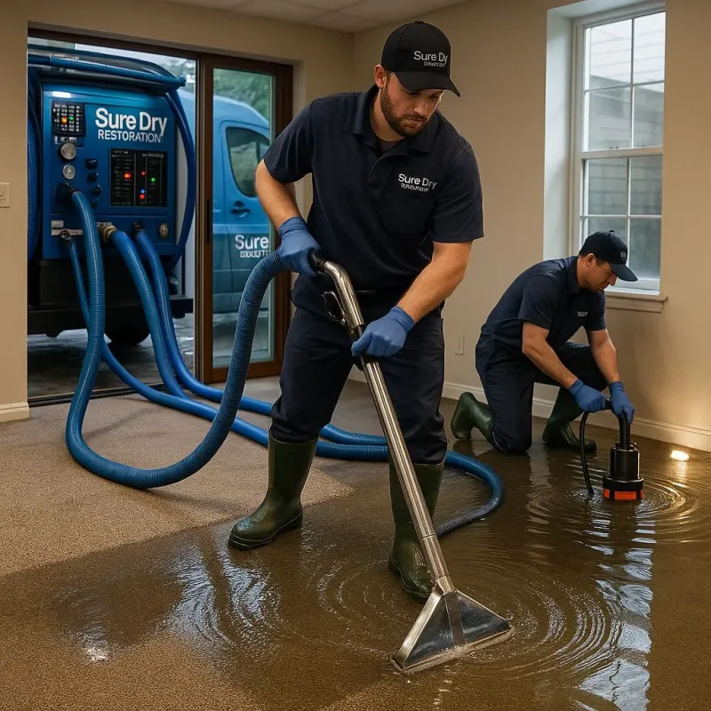 Water Extraction and Removal process in Cedar Hill, MO